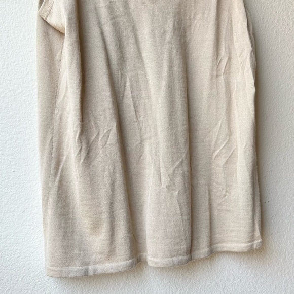 Ralph Lauren Black Label Cashmere Silk Cardigan Tank Set Cream Sz L/XL - Picture 8 of 16